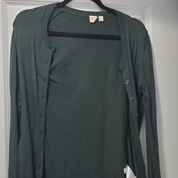 GAP Forest Green Buttoned Cardigan - Picture 1 of 1